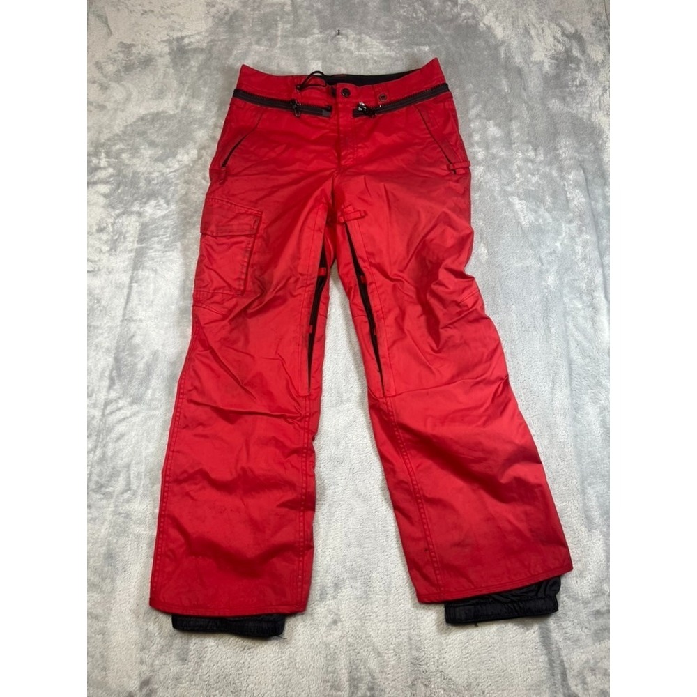 686 Snow Pants Mens Medium Red Mannual Standard Snowboard Ski Waterproof Boot